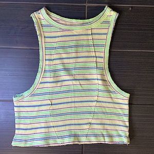 Urban Outfitters Striped Ribbed Tank (NEW)